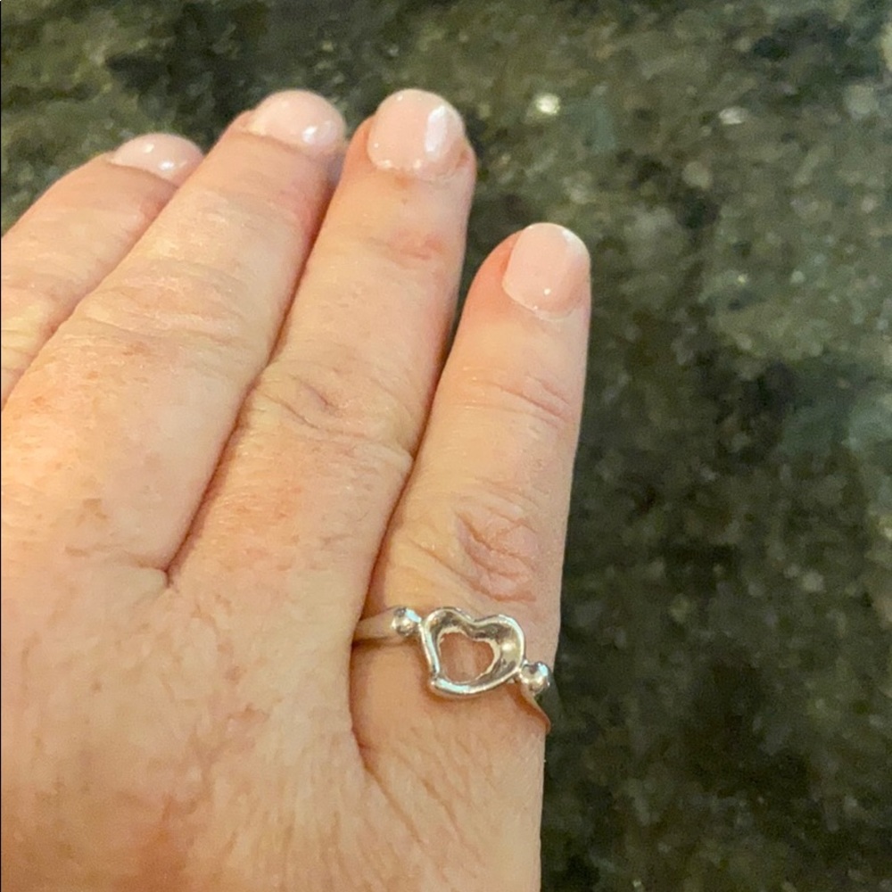 Tiffany open heart ring
